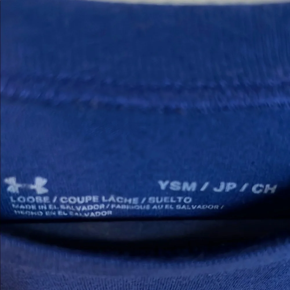 Under Armour Blue Kids Short Sleeve Tee